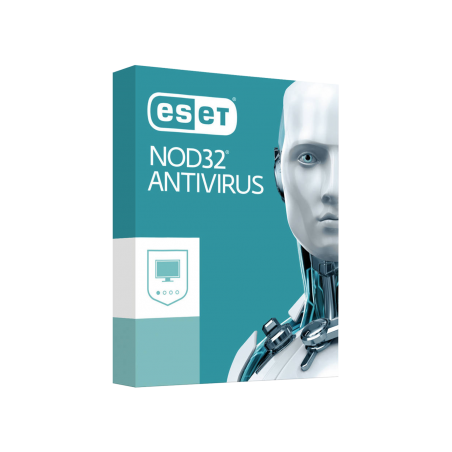 ESET NOD32 ANTIVIRUS 1PC 1 YEAR FOREIGN CA EX-BOX