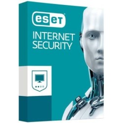 ESET INTERNET SECURITY 10PC 1 YEAR  FOREIGN US EX-BOX