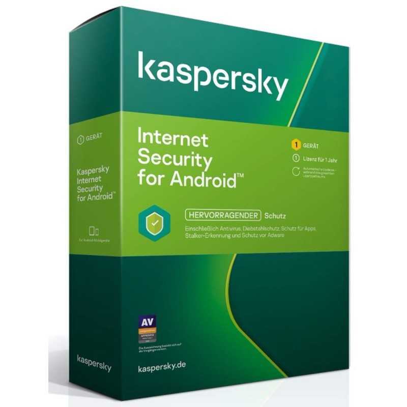 KASPERSKY INTERNET SECURITY ANDROID X1  1 AÑO EX-BOX