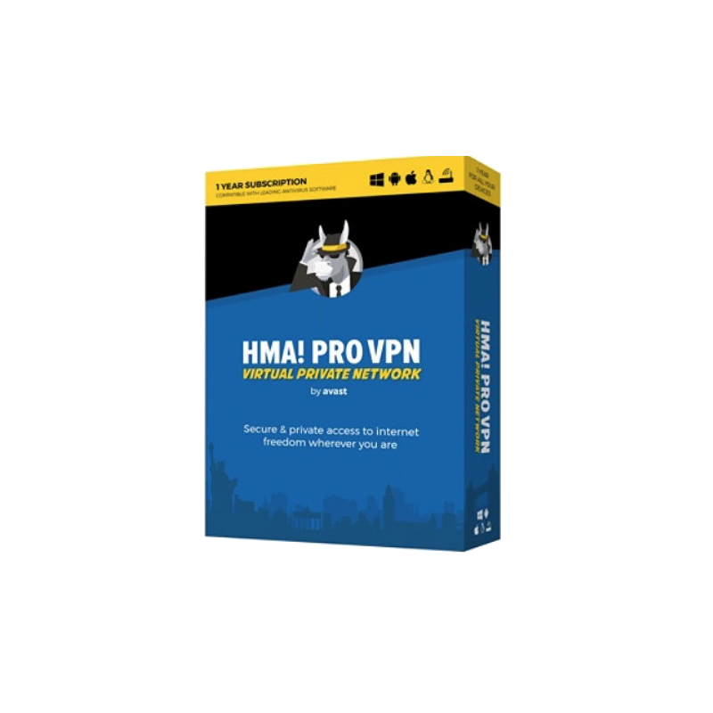 HMA PRO VPN 5 DEVICES 3 YEARS