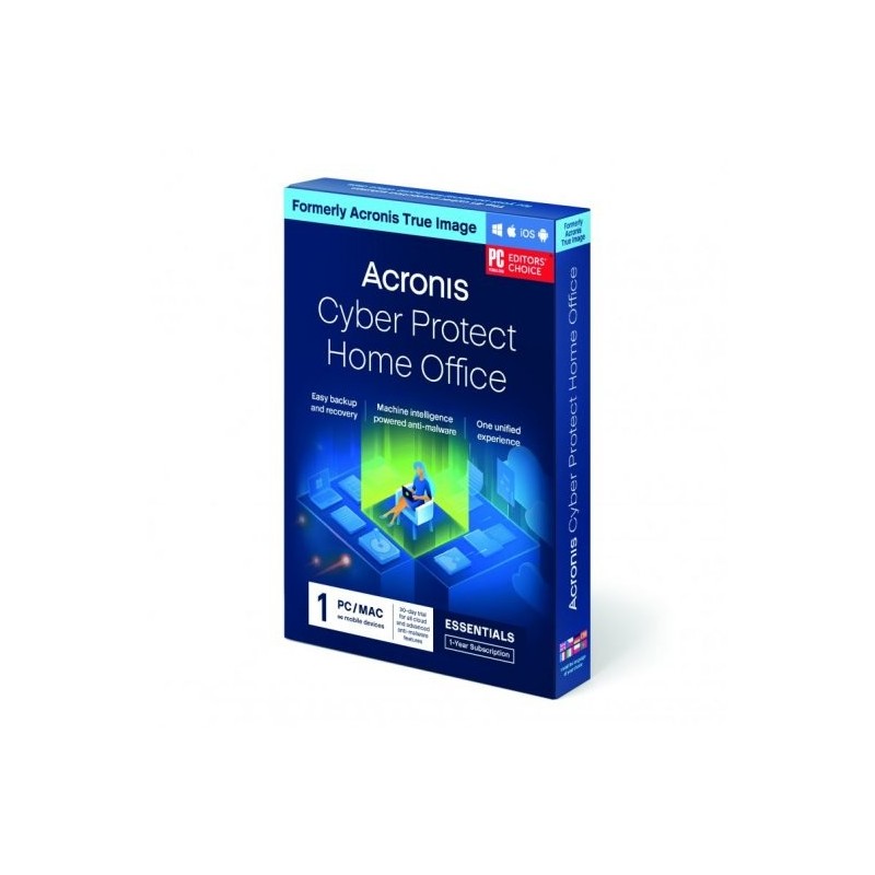ACRONIS CYBER PROTECT HOME OFFICE ESSENTIALS 1 DEVICE 1 YEAR