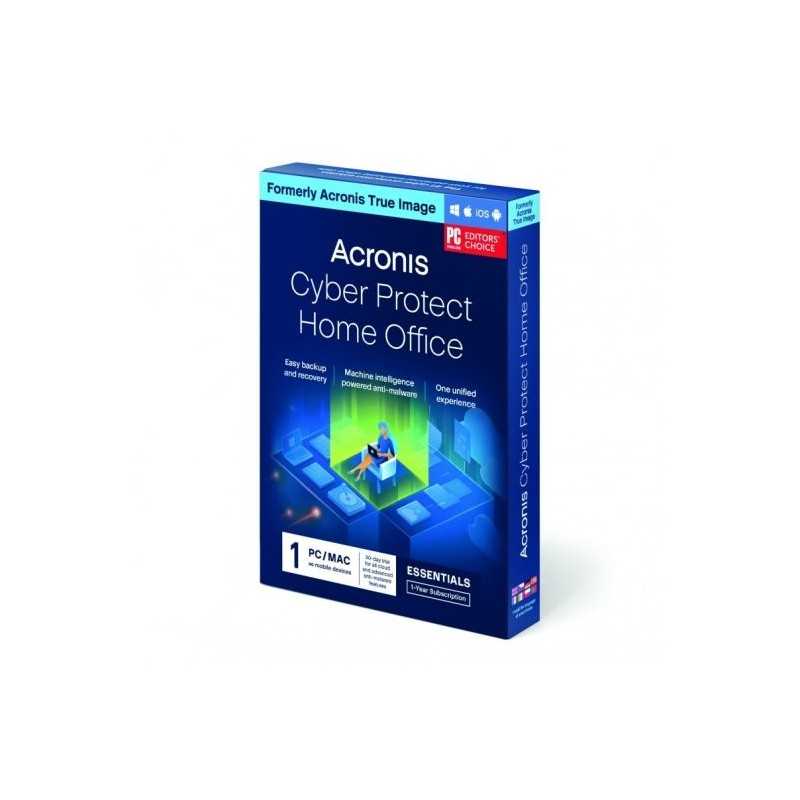 ACRONIS CYBER PROTECT HOME OFFICE ESSENTIALS 1 DISPOSITIVO 1 ANNO