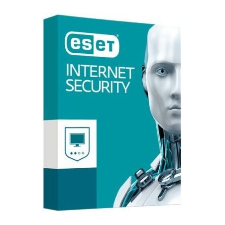 ESET INTERNET SECURITY 1PC 1 YEAR  FOREIGN US EX-BOX