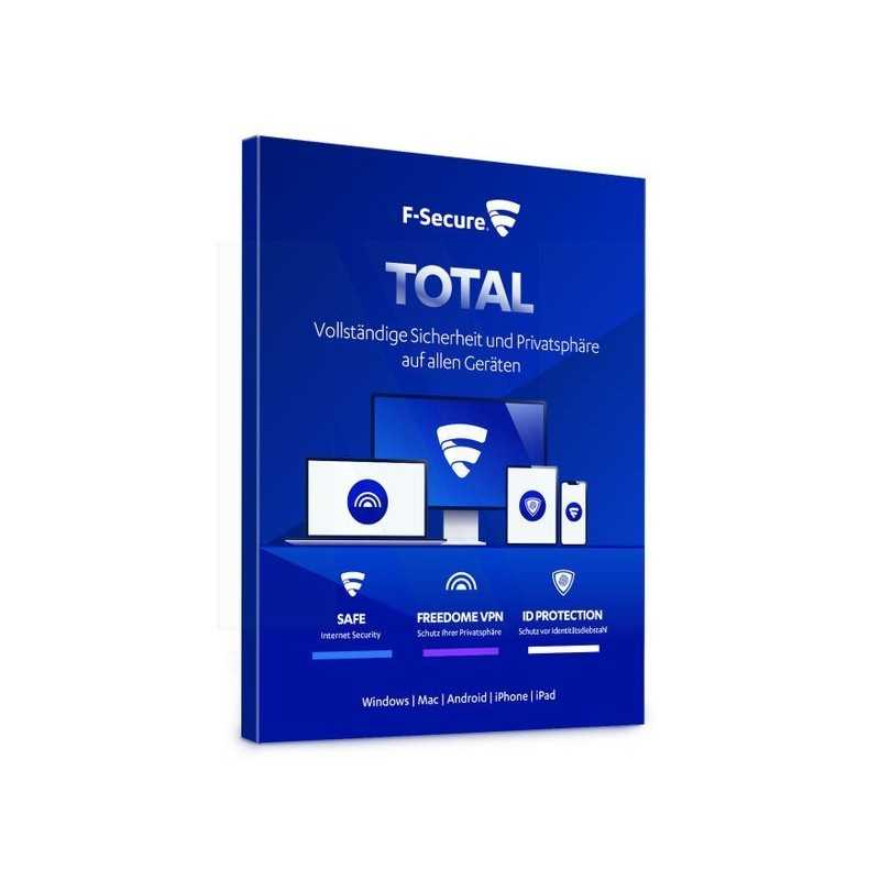 F-SECURE TOTAL 3 DISPOSITIVOS 1 AÑO