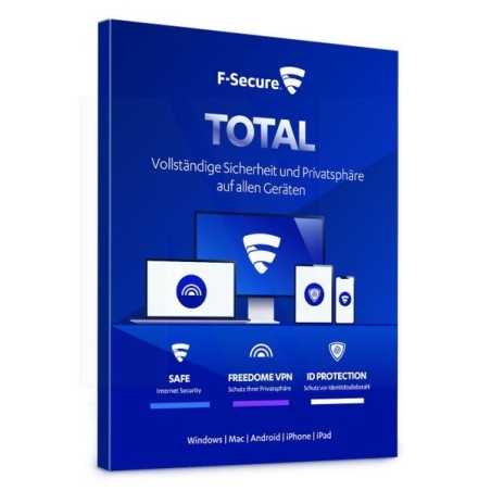 F-SECURE TOTAL 5 DISPOSITIVOS 1 AÑO