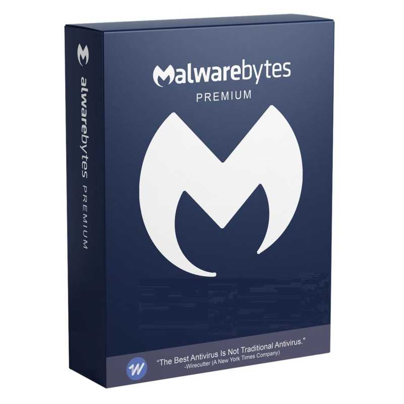 MALWAREBYTES PREMIUM 5 DISPOSITIVOS 1 AÑO