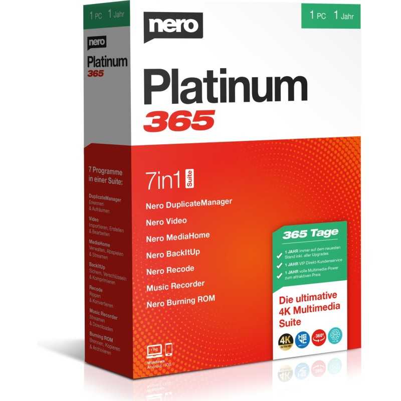 NERO PLATINUM 365 1 PC 1 AÑO