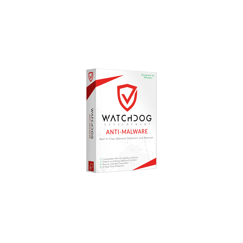 WATCHDOG ANTIMALWARE 1 PC 1 AÑO