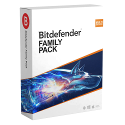 BITDEFENDER FAMILY PACK 15 DEVICES 1 YEAR