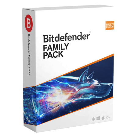 BITDEFENDER FAMILY PACK 15 DEVICES 1 YEAR