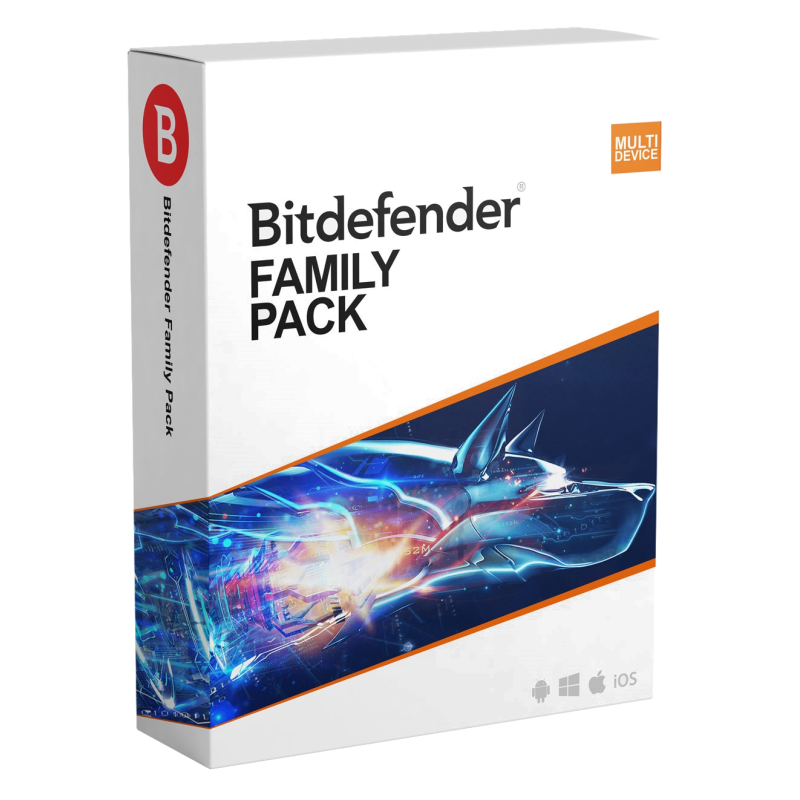 BITDEFENDER FAMILY PACK 15 DEVICES 2 YEARS