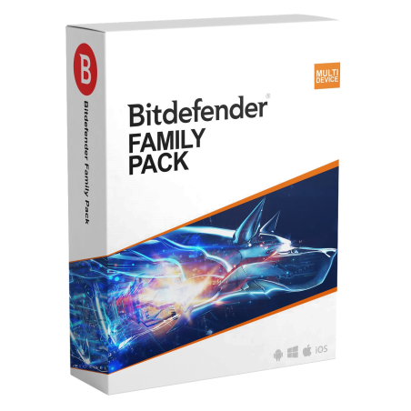 BITDEFENDER FAMILY PACK 15 DEVICES 2 YEARS