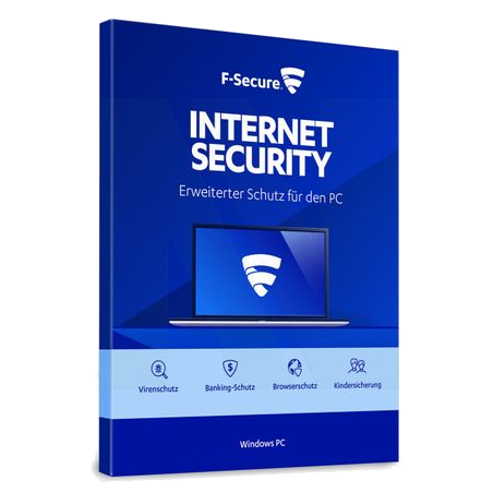 F-SECURE INTERNET SECURITY 3 PC 1 YEAR