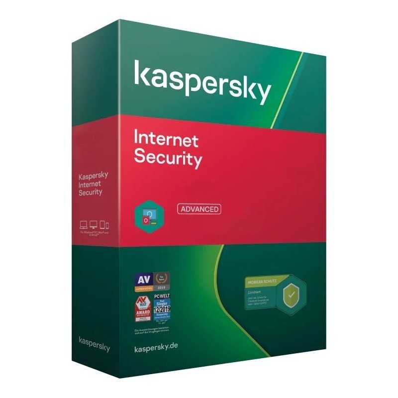 KASPERSKY INTERNET SECURITY 3PC 1 ANNO ESD