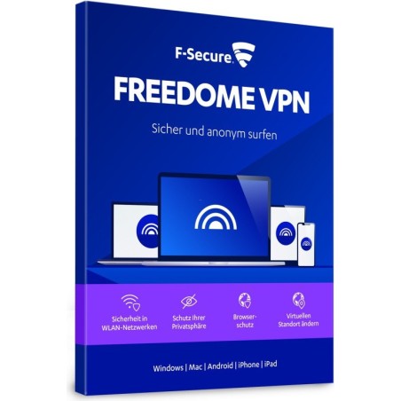 F-SECURE FREEDOME VPN 5 DISPOSITIVOS 2 AÑOS