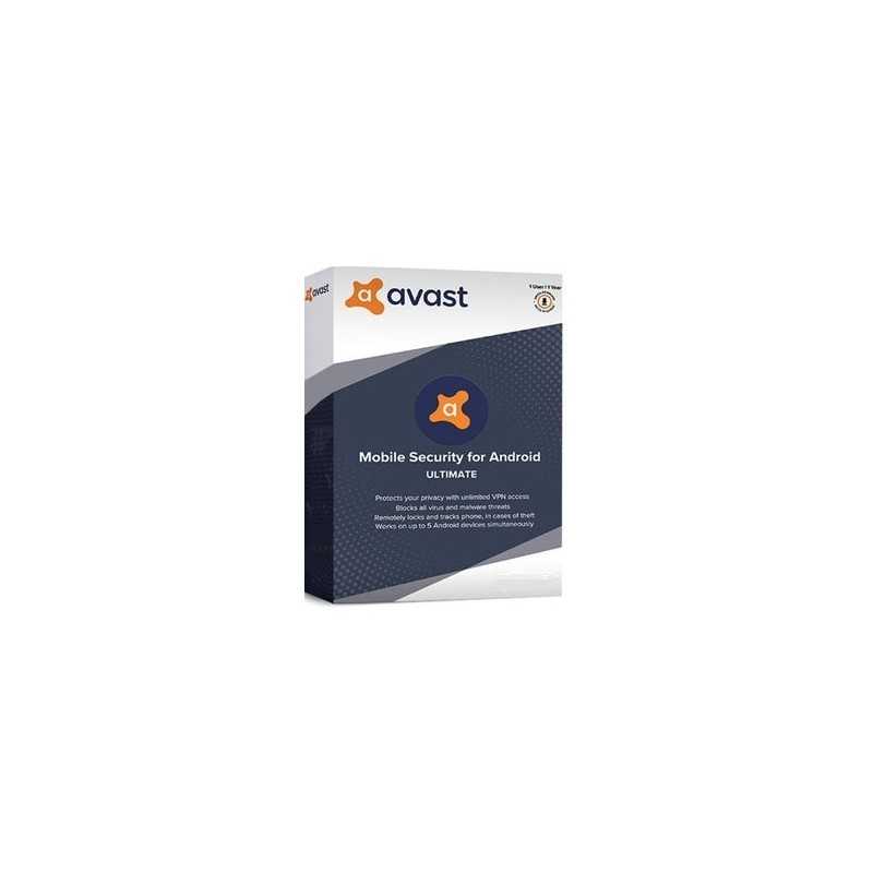 AVAST ULTIMATE SUITE  ANDROID  1 DISPOSITIVO 1 AÑO