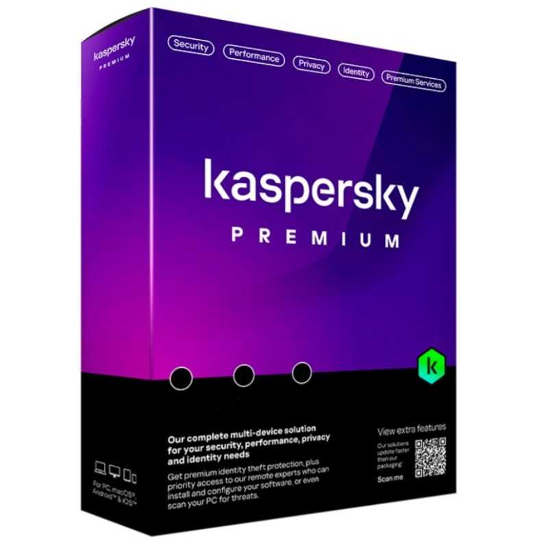 KASPERSKY PREMIUM 3 DISPOSITIVI 1 ANNO
