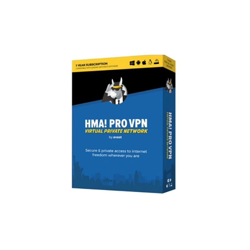 HMA PRO VPN 5 DEVICES 1 YEAR